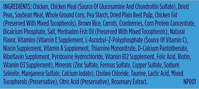 Nutrish Large Breed Real Chicken, Pea, Brown Rice & Carrot Recipe Whole Health Blend Dry Dog Food, 40 lb. Bag (Rachael Ray)