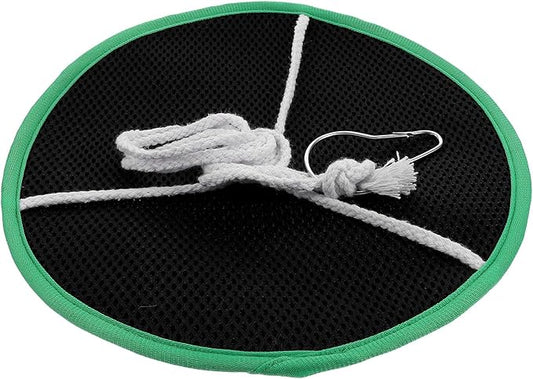 Reptile Hanging Hammock Pet Bed with Mesh Cotton Material, Small Green Swing for Hamsters, Lizards, Bearded Dragons, Squirrels, and Birds Cage Accessories