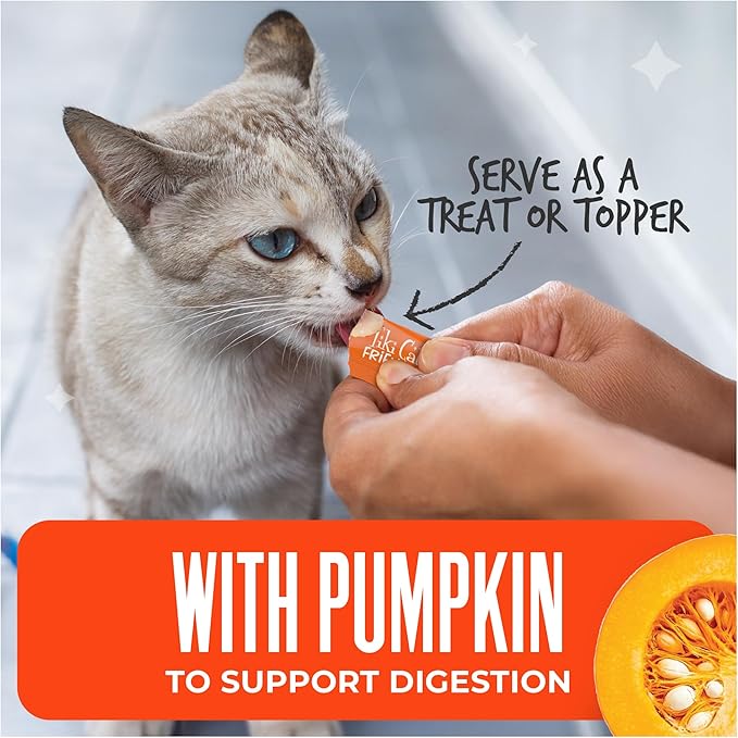 Tiki Cat Friends Stix Mousse Treats, Single Serve Lickable Treat or Dry Food Topper, with Chicken & Pumpkin in Gravy, 1.6 oz. Pouch