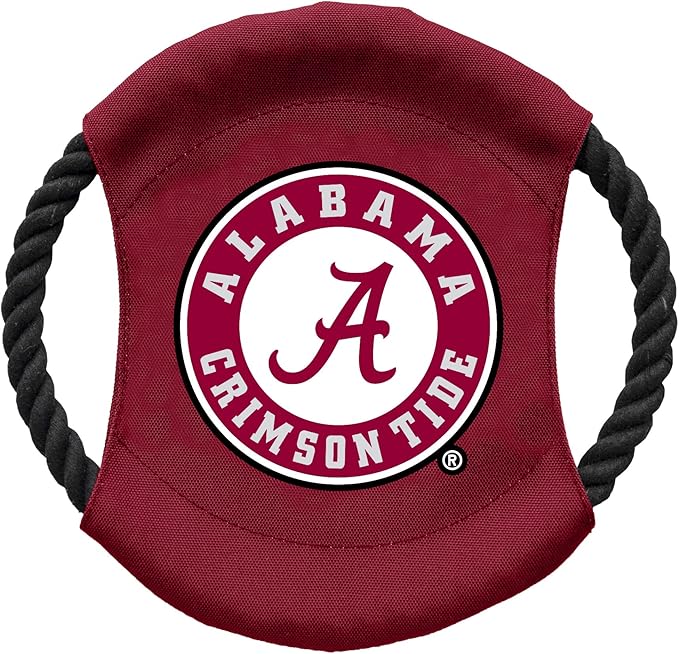 Littlearth NCAA Unisex NCAA Sock Monkey and Flying Disc Pet Toy Combo Set