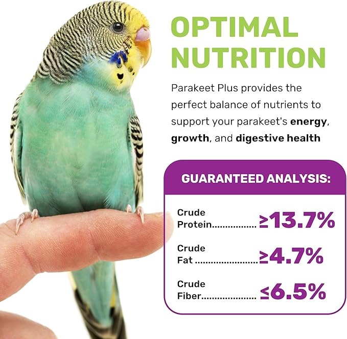 LEACH GRAIN & MILLING CO. Parakeet Plus, 25 lbs Premium Parakeet Bird Food, Nutrient-Rich Blend, No Waste Bird Seed for Outside Feeders, Birdseed with Vitamins & Minerals, Supports Energy & Growth
