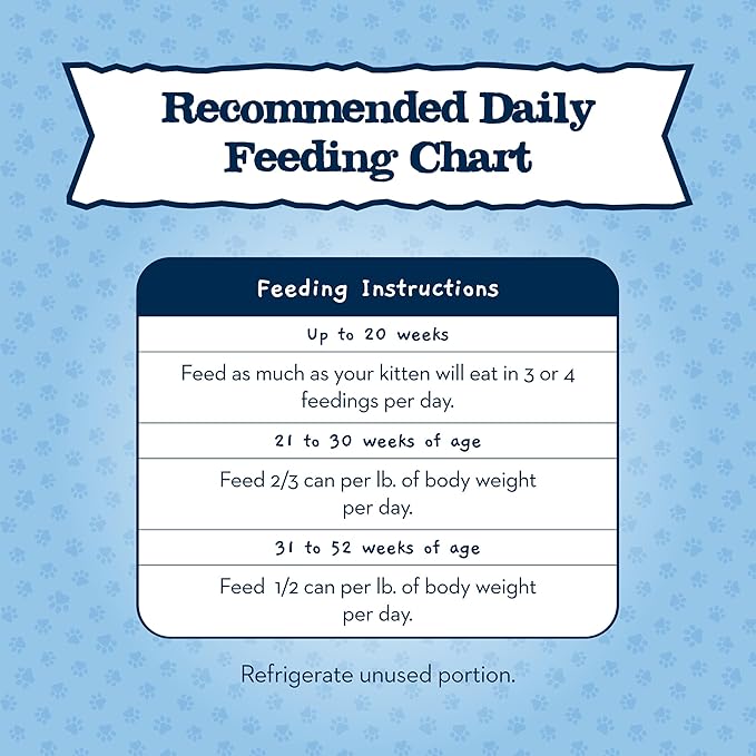Blue Buffalo Baby BLUE Natural Grain-Free Wet Food for Kittens, Healthy Growth Formula with DHA, High-Protein Salmon Pate, 3 Ounce (Pack of 24)