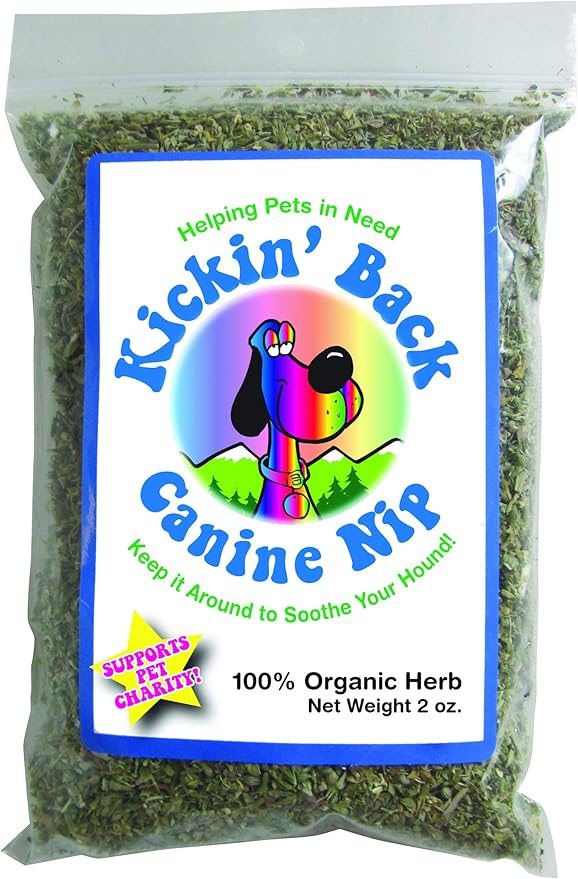 Colorado Kitty Pot Kickin' Back Canine Nip Organic Catnip, 5.5x8" Gusseted Bag with Hang Hole, 2.0 oz