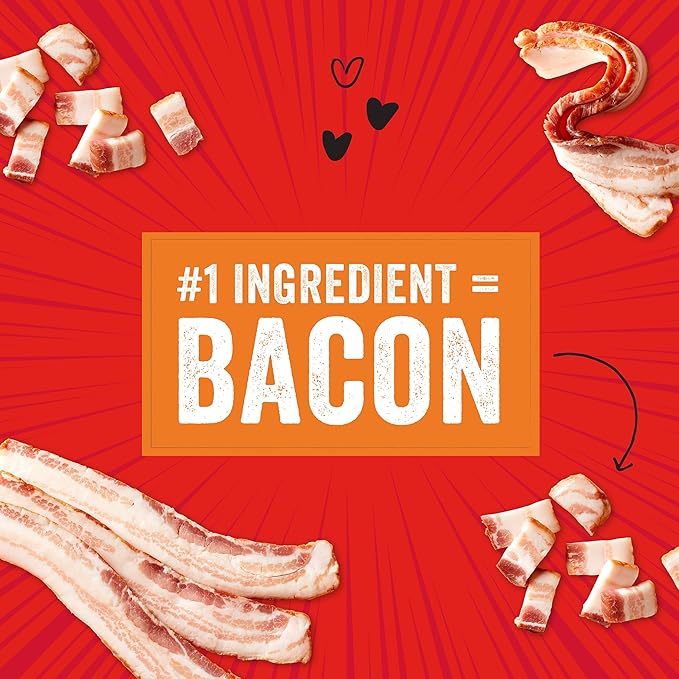 Stella & Chewy's Training Dog Treats - Crav'n Bac'n Soft Bacon & Beef Bites - Premium USA Made - Low Calorie Rewards - 8.25oz