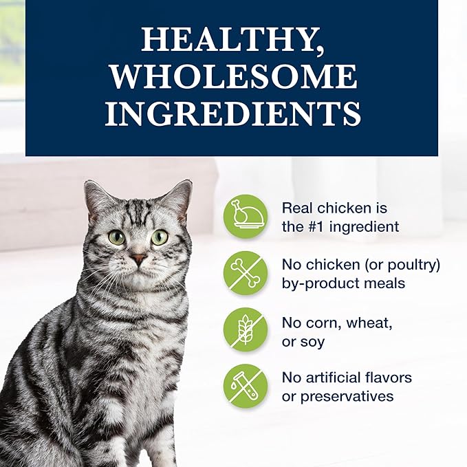 Blue Buffalo Natural Veterinary Diet GI Gastrointestinal Support Dry Cat Food, Chicken 7-lb bag