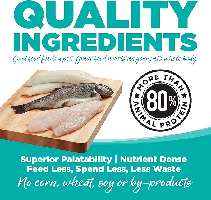 NutriSource Element Series Classic Catch Dry Cat Food, Haddock, Trout & Cod, 11LB