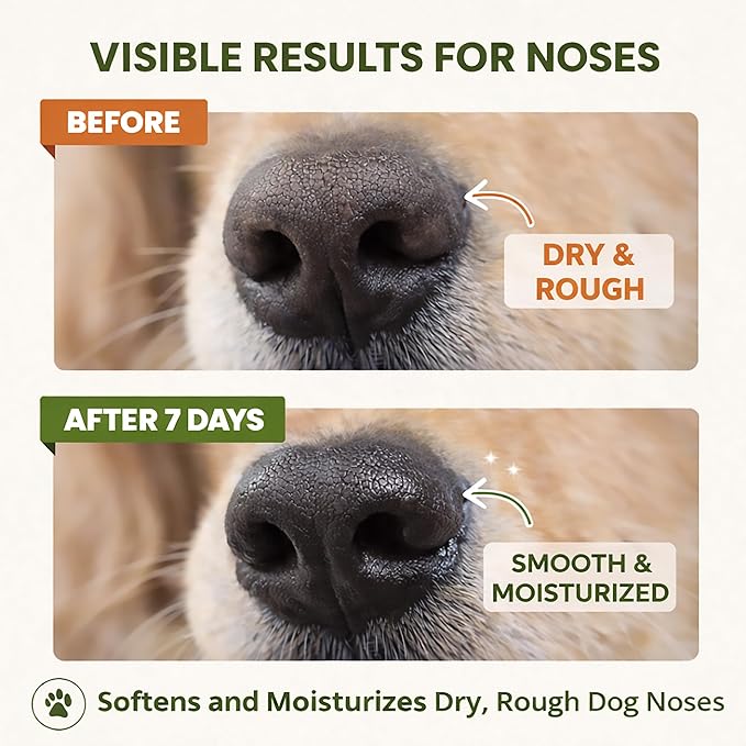 Lick-Safe Dog Paw&Nose Balm with Coconut Oil|Natural Ingredients Paw Cream&Wax for Dry,Large-Capacity Package of 1.41oz|Cracked Pads & Snouts| Cat Moisturizer&Soother (Mixed Colors)