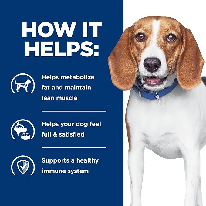 Hill's Prescription Diet r/d Weight Reduction Wet Dog Food, Chicken, 12.3 oz. Cans, 12-Pack