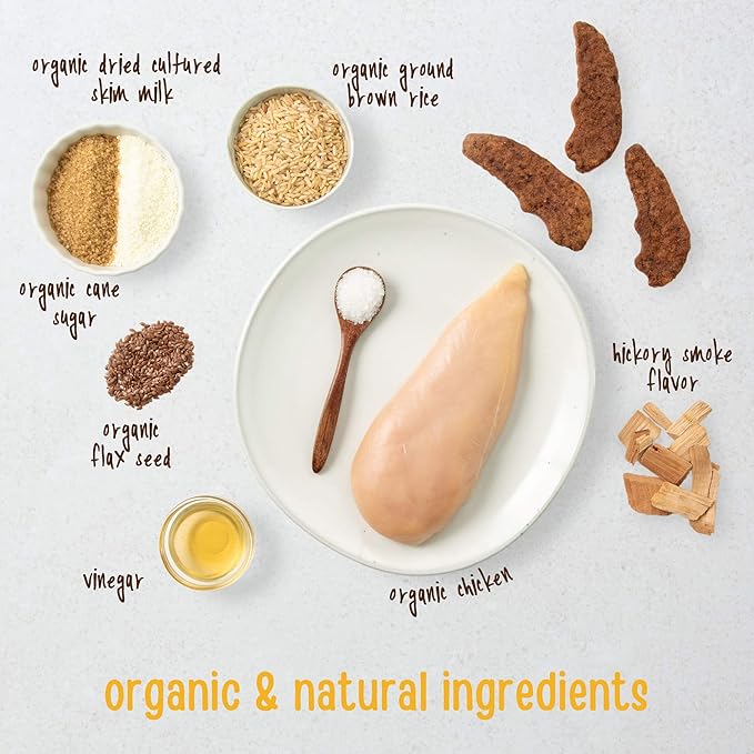 Full Moon USDA Organic Chicken Jerky Healthy All Natural Dog Treats Human Grade 32 oz