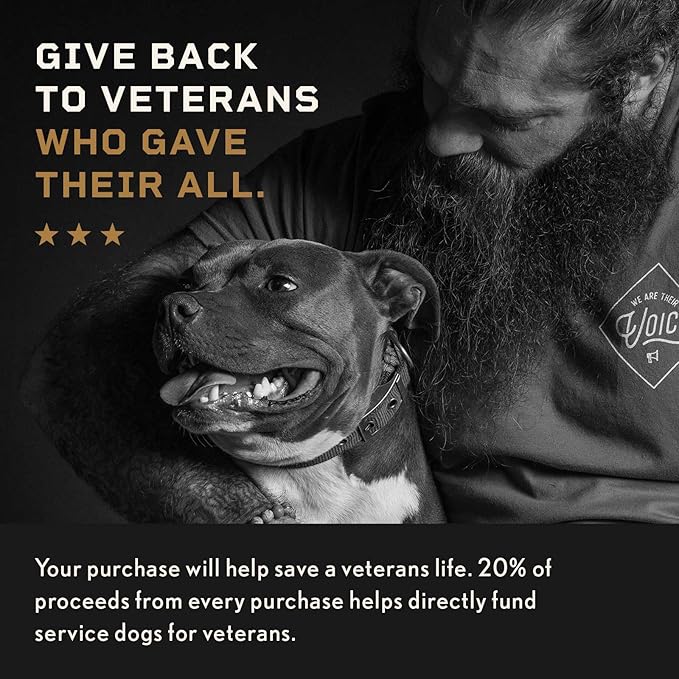Hero Bites Healthy Dog Treats with Chicken and Cranberry - Grain-Free, Gluten-Free, No Artificial Colors or Flavors - Helps Fund Snacks for Service Dogs - 6oz