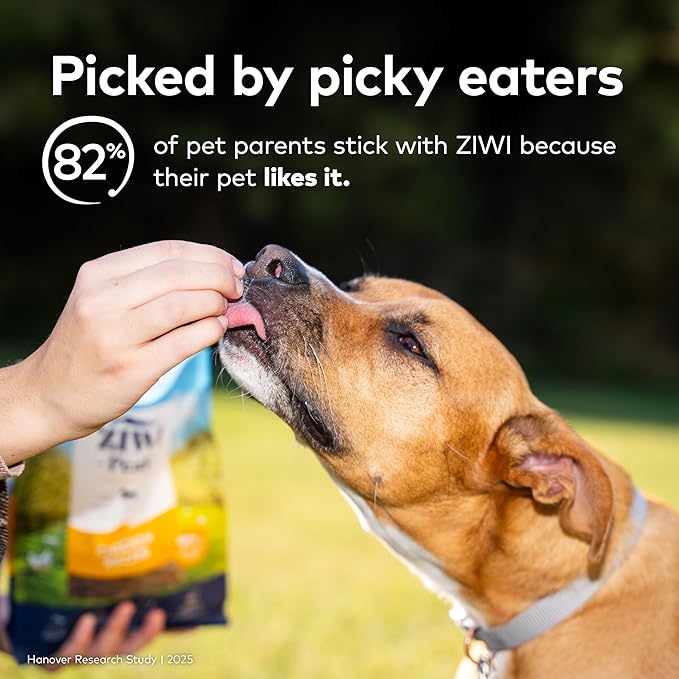 Bundle of ZIWI Peak Air-Dried Dog Food – Lamb (16oz) + Air-Dried Dog Food – Beef (16oz) - All Natural, High Protein, Grain Free, Limited Ingredient w/Superfoods