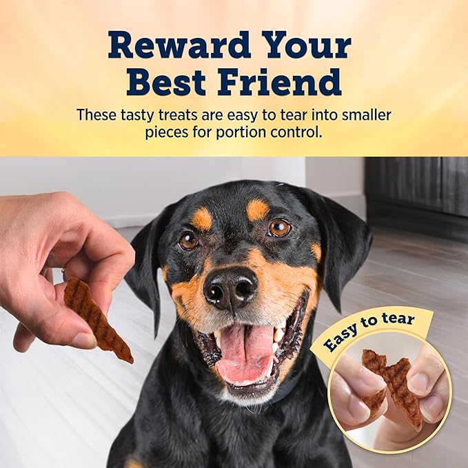 Blue Buffalo True Chews Premium Grillers Dog Treats, Made in the USA with Natural Ingredients, Steak, 30-oz. Bag (Pack of 3)