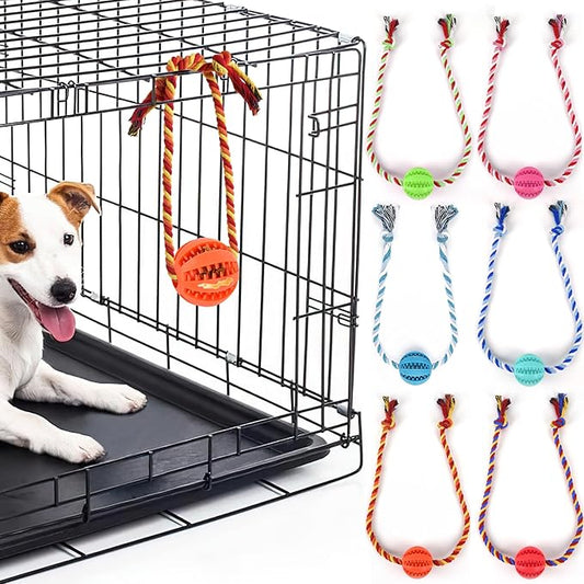 Interactive Dog Toys, Crate Training Aids for Puppies, Reduce Stress Anxiety Peanut Butter Dog Food Treat Dispenser Toys(Orange)