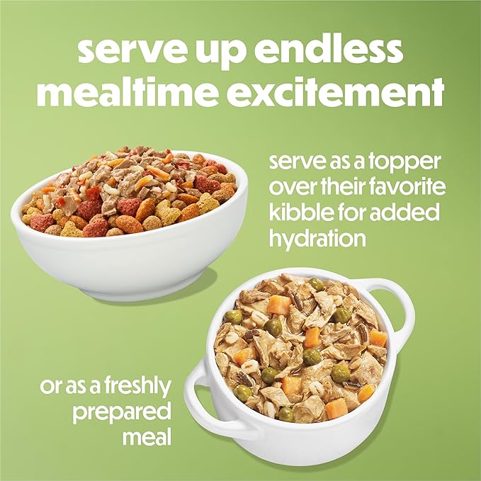 Purina Beneful Freshly Prepared Meals Roasted Turkey Medley with Sweet Potatoes, Peas, Barley, and Wild Rice - (Pack of 8) 10 oz. Tubs