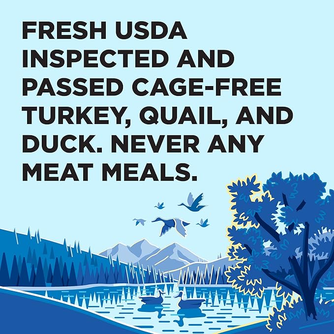 BIXBI Liberty Ancient Grains Dry Dog Food, Game Bird Feast Recipe – Fresh Meat, High Protein, Wholesome Grains – USA Made, 22 lbs