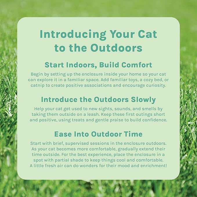 Kitty City Outdoor Catio Furniture and Play Kits for Cats, Outdoor Kennel