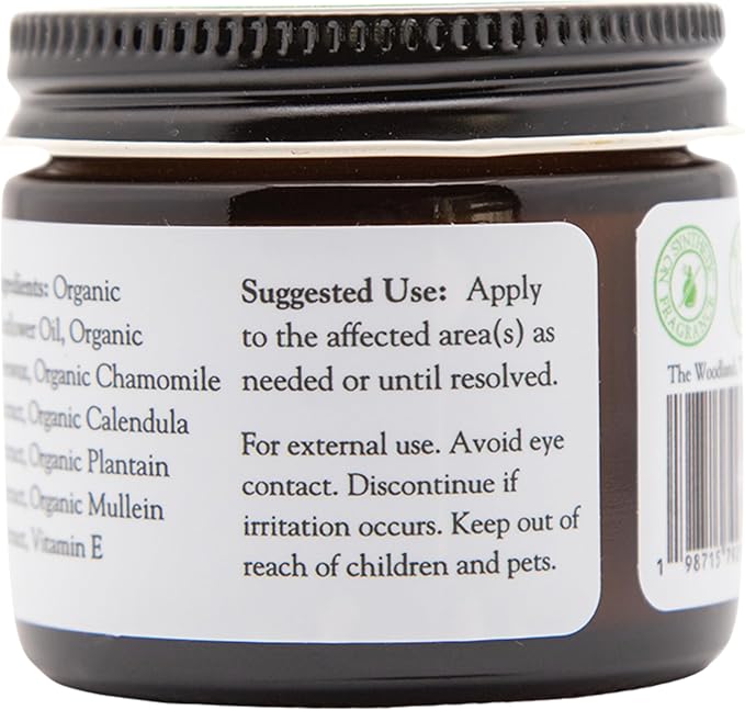 Organic Soothing Salve for Dogs & Cats – Lick-Safe First Aid Wound Care & Skin Healing with Beeswax & Calendula | Cracked Paws, Noses, Hot Spots, Itchy Skin & Minor Wounds | 2oz