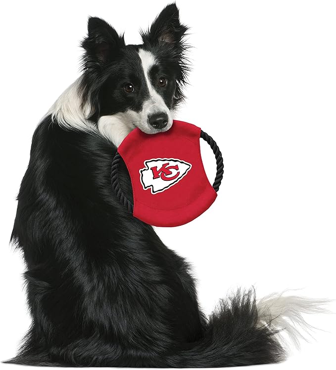 Littlearth NFL Unisex NFL Sock Monkey and Flying Disc Pet Toy Combo Set