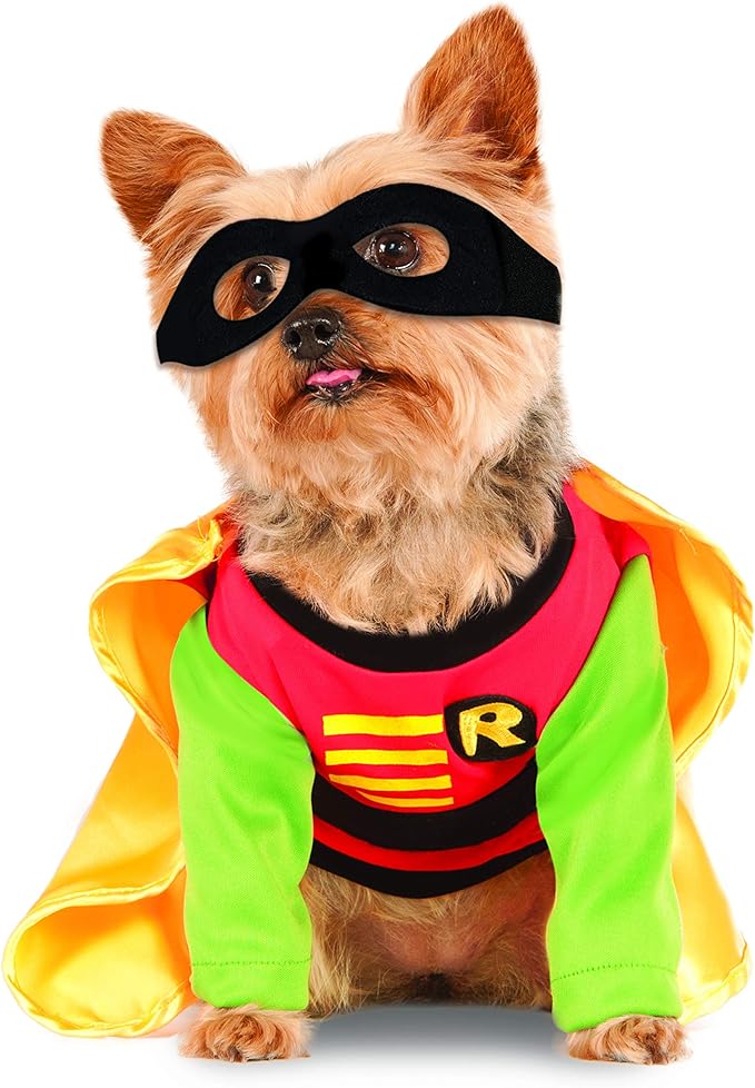 Rubies DC Teen Titans: Robin Pet Costume for Dogs or Cats, Large
