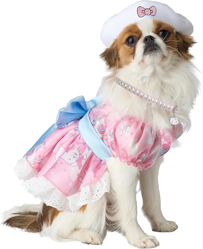 Hello Kitty Unicorn Dreams Pet Party Dress, X-Small for Teacup Sized Dogs