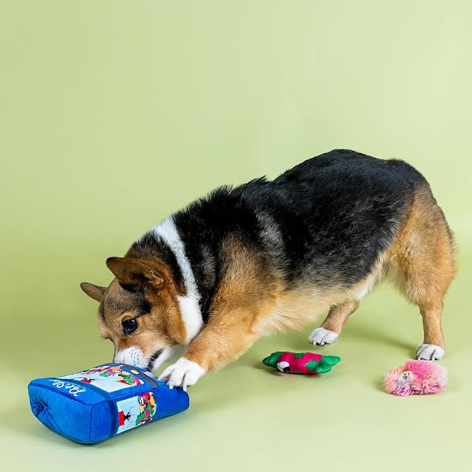 Fringe Studio Ready, Set, Claw Hide and Seek Plush Dog Toy, Pet Shop Collection (289266)