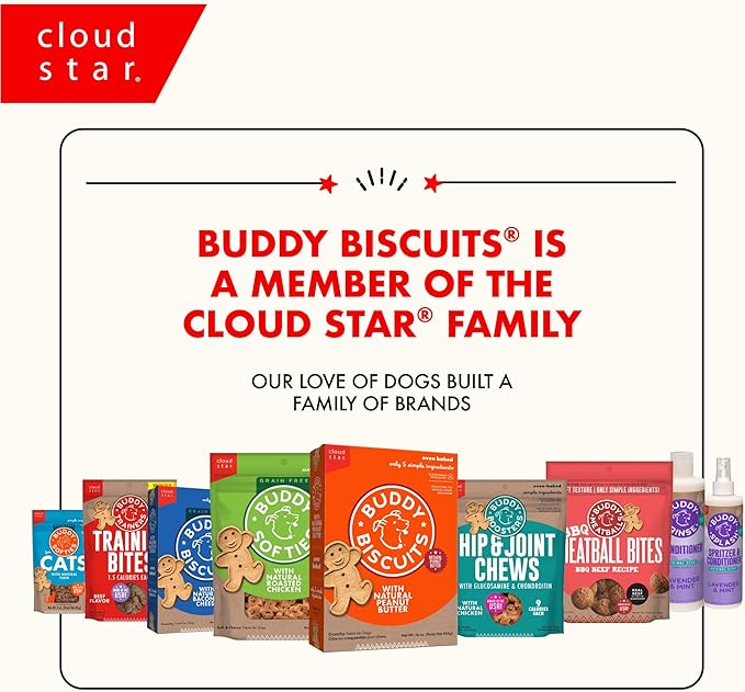 Buddy Biscuits Soft & Chewy Grain Free Cat Treats, Chicken, 3 oz. Pouch