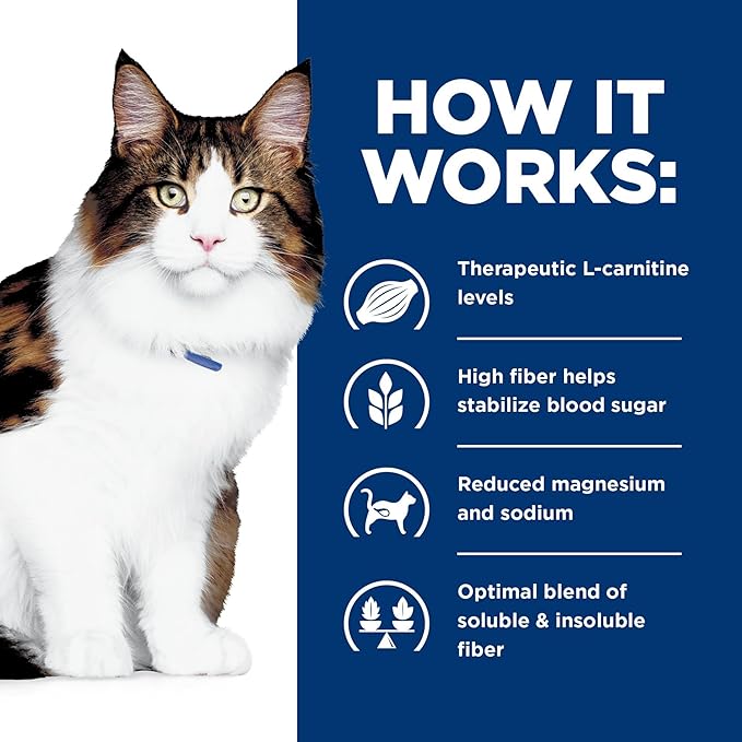Hill's Prescription Diet w/d Multi-Benefit Digestive/Weight/Glucose/Urinary Management Wet Cat Food, Chicken, 5.5 oz. Cans, 24-Pack