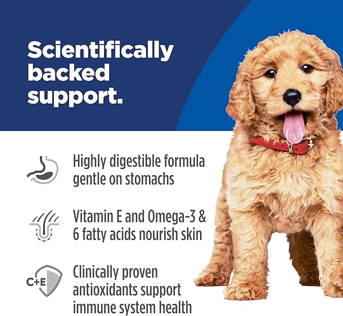 Hill's Science Diet Puppy Sensitive Stomach & Skin Wet Dog Food, Salmon & Vegetable Stew, 12.5 oz. Cans, 12-Pack