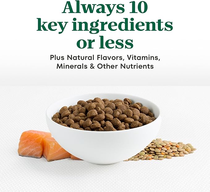 Nutro Limited Ingredient Diet Dry Dog Food, Adult Dog Food Dry Salmon & Lentils Recipe, 22 lbs.