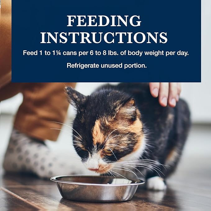 Blue Buffalo Natural Veterinary Diet HF Hydrolyzed for Food Intolerance Wet Cat Food, Veterinarian's Prescription Required, Salmon, 5.5-oz. Cans (24 Count)
