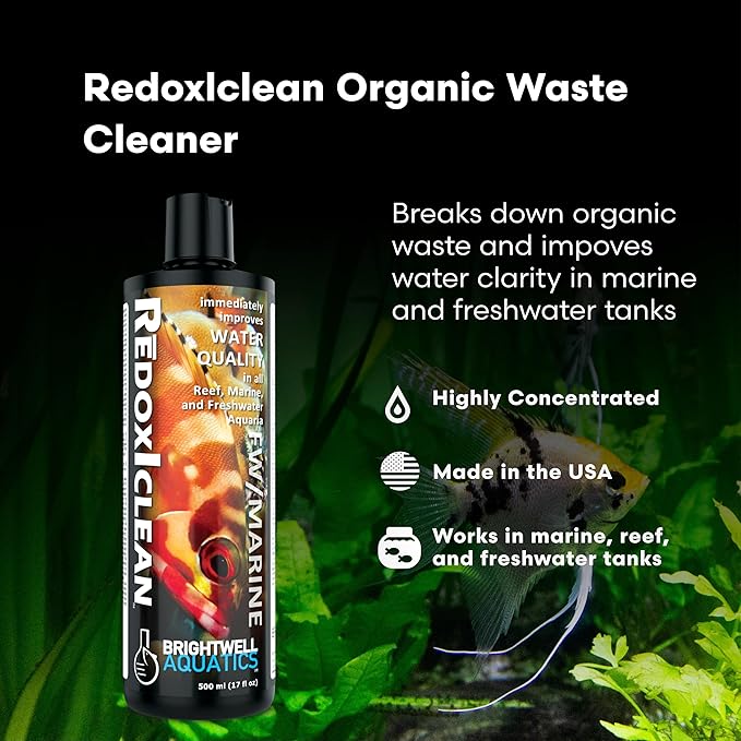 Brightwell Aquatics ABARDX500 Redoxlclean Fresh Water Conditioners for Aquarium, 500-ml