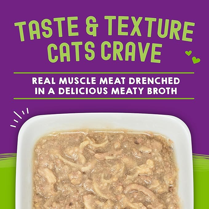 Stella & Chewy's Carnivore Cravings Wet Cat Food - Premium Pouches - Grain Free, High Protein Duck & Chicken - Perfect For Picky Eaters - Complete Meal or Topper (2.8 oz, 24 Pack)