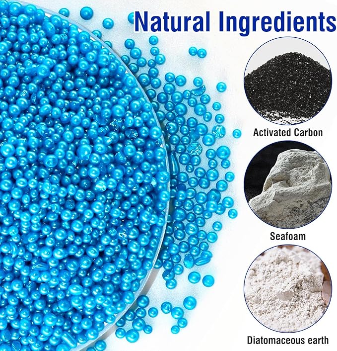 Cat Litter Box Deodorant - Beads & Crystals | Eliminate Cat Stink, Neutralize Odor, 8.5 oz (2 pcs)