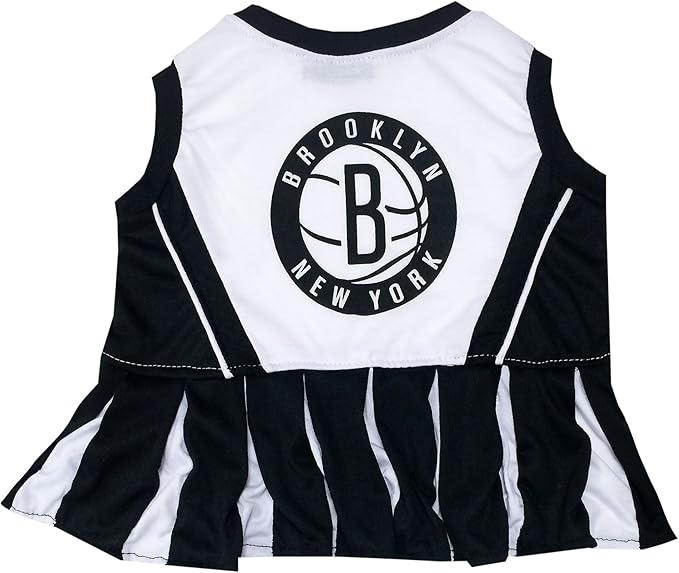 Pets First NBA Brooklyn Nets Cheerleader Dress, Small