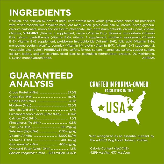 Purina ONE Plus Whole Body Support with Chicken Dry Dog Food - 31.1 lb. Bag