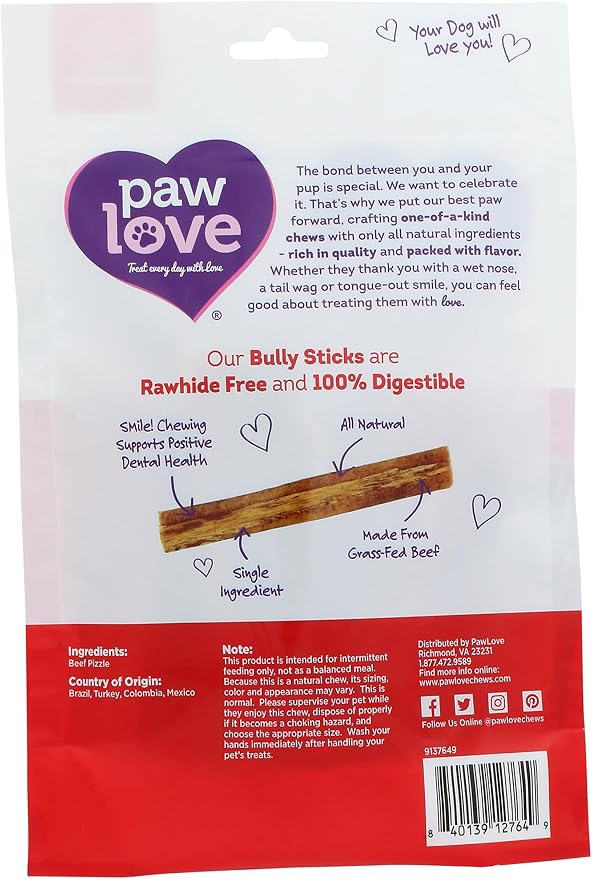 Paw Love Bully Dog Chew, 3 OZ
