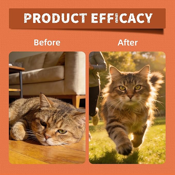 Just Try 16 OZ Taurine Treats with Coenzyme Q10 for Cats + 6.35 oz Cat Taurine Bites Coq10 Support Feline Heart Health