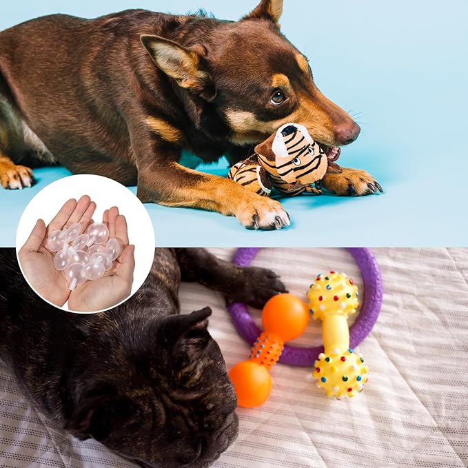Replacement Squeakers for Dog Toys, 12 Pcs 3cm/1.18In Toy Noise Maker Plush Toy Repair Airbag Squeakers for DIY Repair Dog Cat Toys
