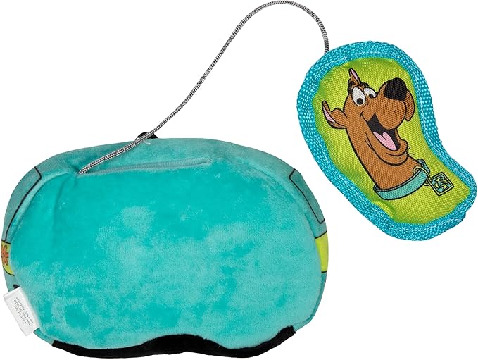 Scooby-Doo for Pets Mystery Machine Burrow Dog Fabric Toy | Hide and Seek Dog Toys for All Dogs, Interactive and Fun Dog Toy | Soft Dog Toy in Blue, Green, Orange, and Black