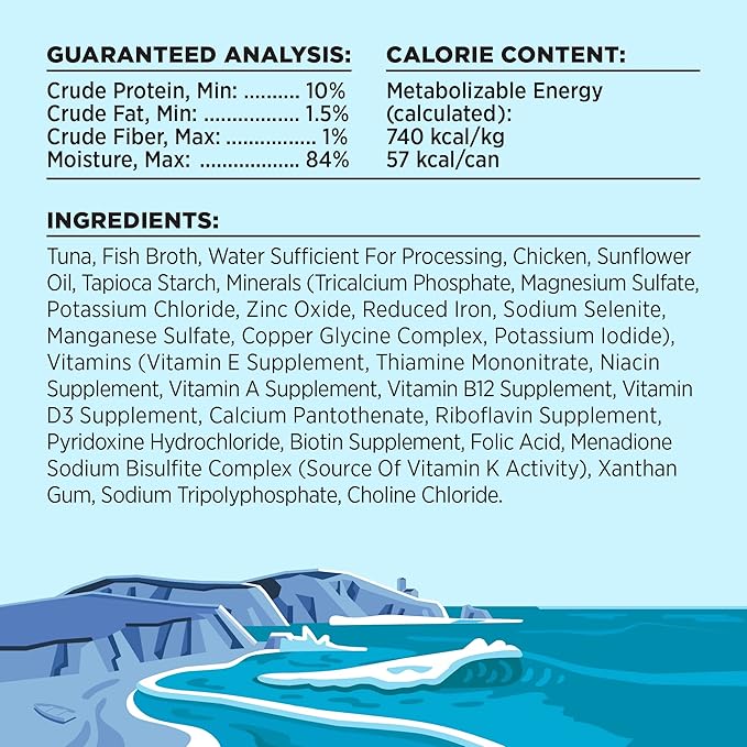 BIXBI Liberty Wet Cat Food Shreds Variety Pack Featuring Chicken/Salmon Recipe & Tuna/Chicken Recipe – (2.75 Ounce Cans, Case of 12)