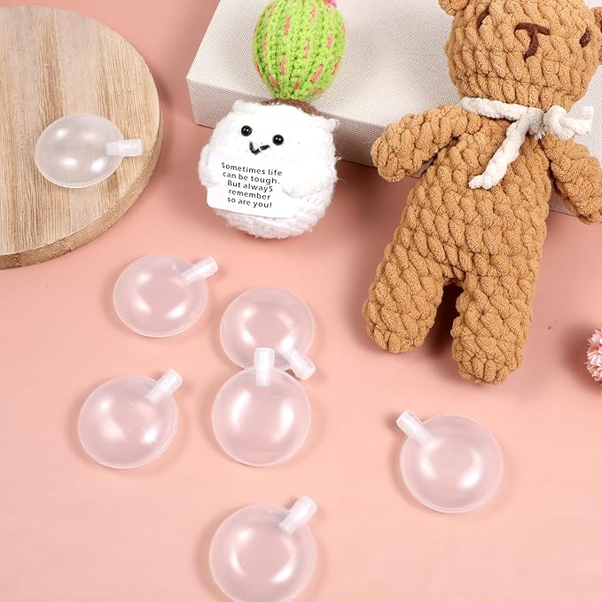 12pcs Squeakers for Dog Toys, 50mm/2inch Dog Squeaky Toy Replacement Round Dogs Squeakers Replacement Airbag Dogs Toy Squeaker Noise Maker Insert for Plush Toys Repair
