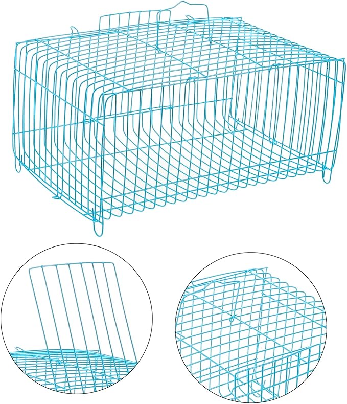 Abaodam Handheld Square Pillow Cage for Small Animals Birdcage for Parrots Rabbits Guinea Pigs Guinea Pig Cages Portable Travel Carrier Spacious Interior