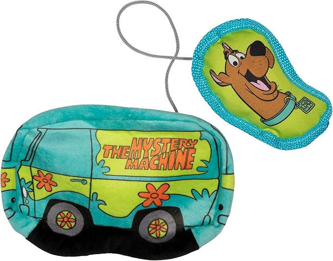 Scooby-Doo for Pets Mystery Machine Burrow Dog Fabric Toy | Hide and Seek Dog Toys for All Dogs, Interactive and Fun Dog Toy | Soft Dog Toy in Blue, Green, Orange, and Black