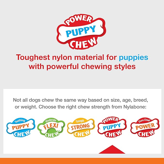 Nylabone Knuckle Bone Pop-In Treat Toy Puppy Chew Toy for Puppies, Interactive Treat Dispensing Enrichment Toys for Puppies, Chicken Flavor, X-Small Dogs - Up to 15 lbs.