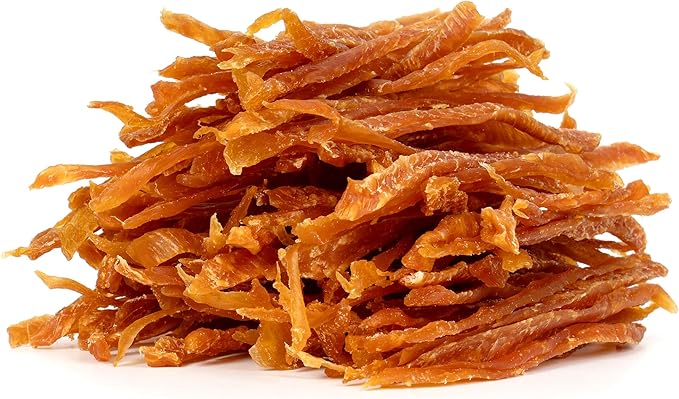 MON2SUN Chicken Jerky Dog Treats - Grain Free High Protein Chicken Strips for Small & Medium Dogs, Natural Training Treats & Healthy Rewards, Easy to Digest, 17.64 oz (Pack of 1)