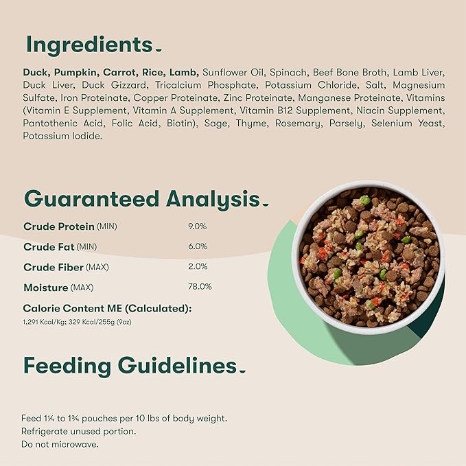 Jinx Premium Grain-Free Dry Dog Food, for All Lifestages - Grass-Fed Lamb, Sweet Potato & Carrot Dog Food with Superfoods for Immune Support & Probiotics for Digestive Support - No Fillers - 11.5lb