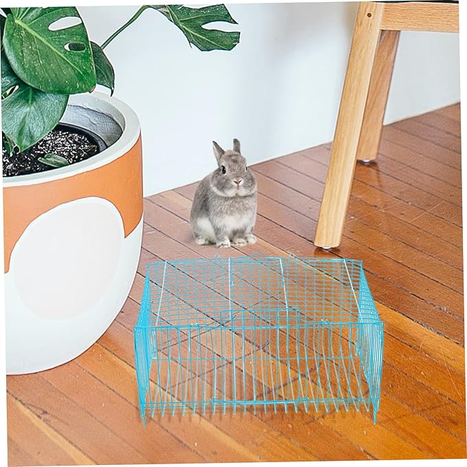 Milisten Bird Cage Square Pillow Carrier Portable Travel Cage for Small Animals Ample Space Secure Parrot Travel Home