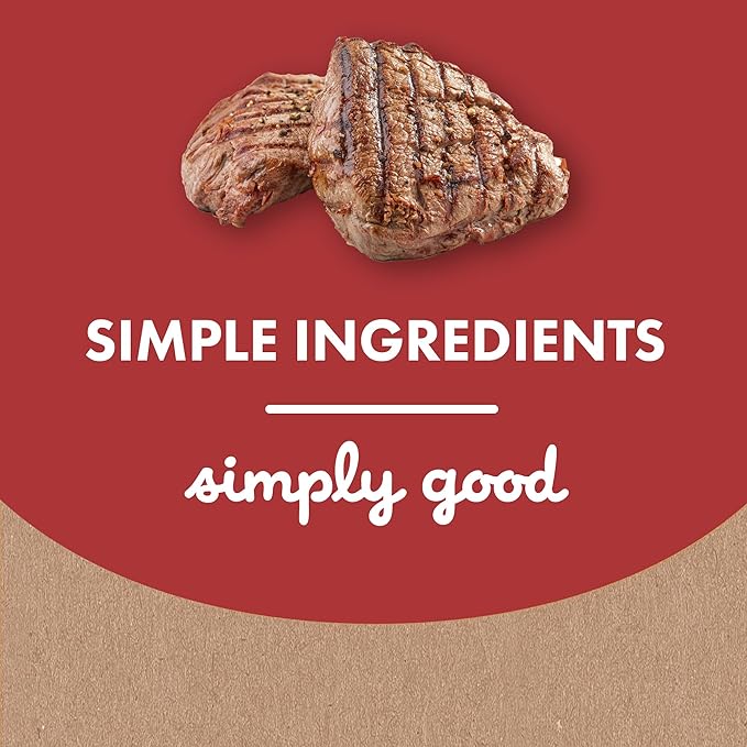 Buddy Biscuits Softies Soft & Chewy Grain Free Dog Treats, Beef, 5 oz. Pouch