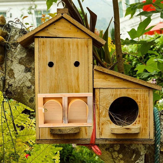 European Style Wooden Cage Door for Parakeets Pigeon Racing Supplies Easy Access