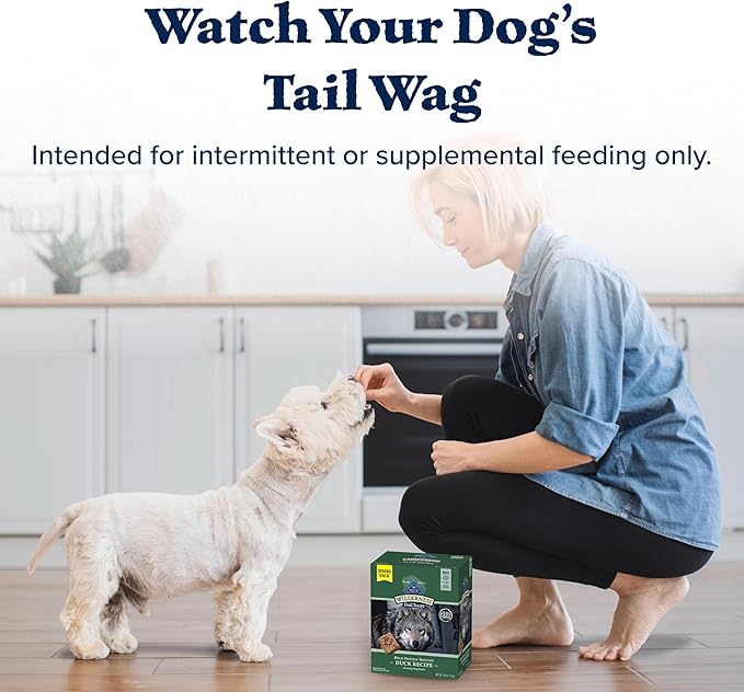 Blue Buffalo Wilderness Trail Treats High Protein Grain Free Dog Biscuits Crunchy Dog Treats, Duck Recipe, 36-oz Box, (Pack of 3)